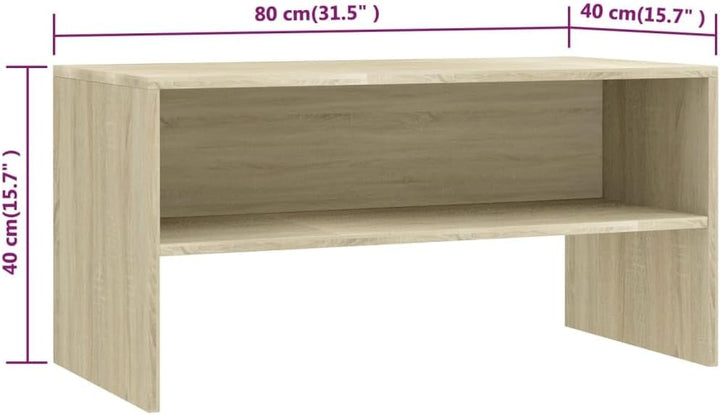 vidaXL TV Schrank Lowboard Couchtisch Fernsehschrank Fernsehtisch Sofatisch TV Tisch Möbel Board Sid