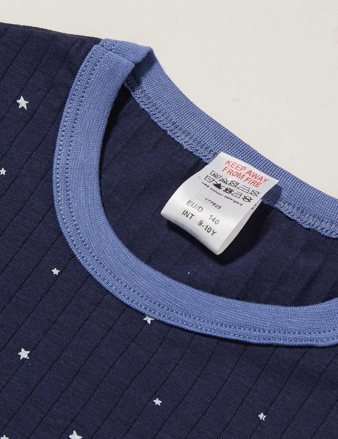 Schiesser Jungen Schlafanzug lang ohne Bündchen Baumwolle - Gr. 140 bis 176 92 Dunkelblau (Blau), 92