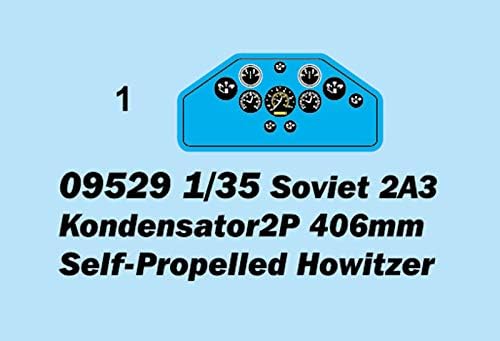 Trumpeter TRU09529 9529 12785 2A3 Kondesator 2P, 406 mm Plastikmodellbausatz, Modelleisenbahnzubehör