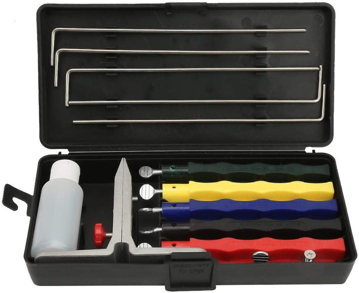 Messerschärfer, Schleifer Schärfstein Set Professionelle Küche Fix-Angle Messerschärfer System Kit f