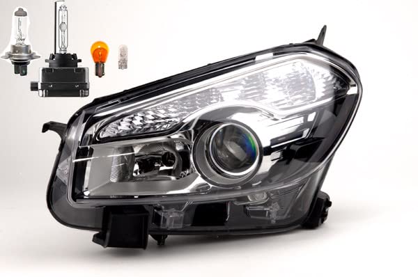 Johns, Scheinwerfer passend für Nissan Qashqai J10 03/10- links + Leuchtmittel