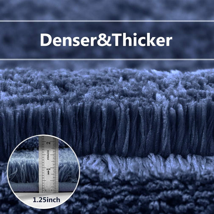 Badematte Rutschfest Badteppich Extra Lange Verdickt Badezimmerteppich Weich Badeteppich Flauschige