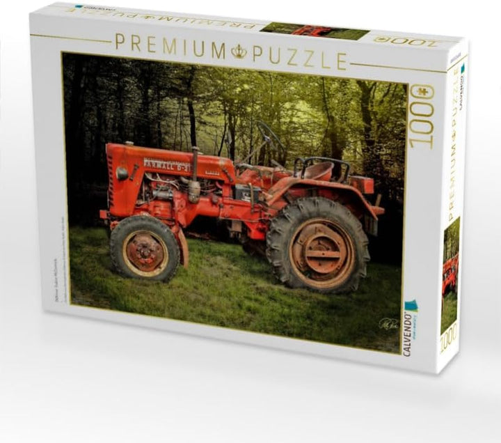 CALVENDO Puzzle Oldtimer Traktor McCormick 1000 Teile Lege-Grösse 64 x 48 cm Foto-Puzzle Bild von Pe