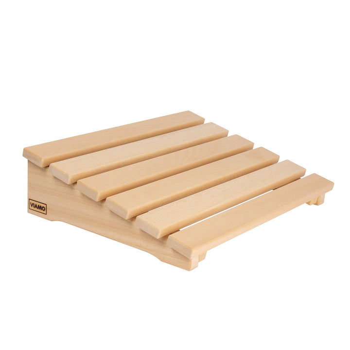 VIAMO® Sauna Kopfstütze Kopfteil Rückenlehne aus Abachiholz, 39,5 cm x 30 cm Grösse 1 (1er, Grösse 1