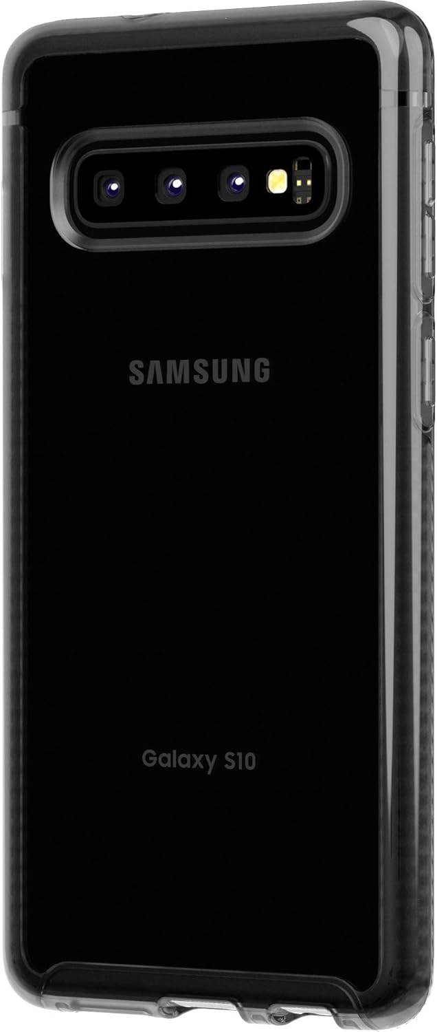 tech21 Pure Tint Schutzhülle für Samsung Galaxy S10, schlankes Design, Carbon, Carbon