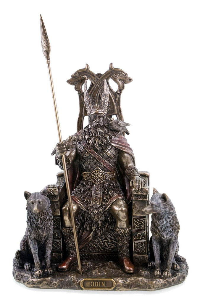 Veronese von Joh. Vogler GmbH Veronese 708-7392 Odin, deutscher Vater Gottes auf Thron mit Wölfen, G