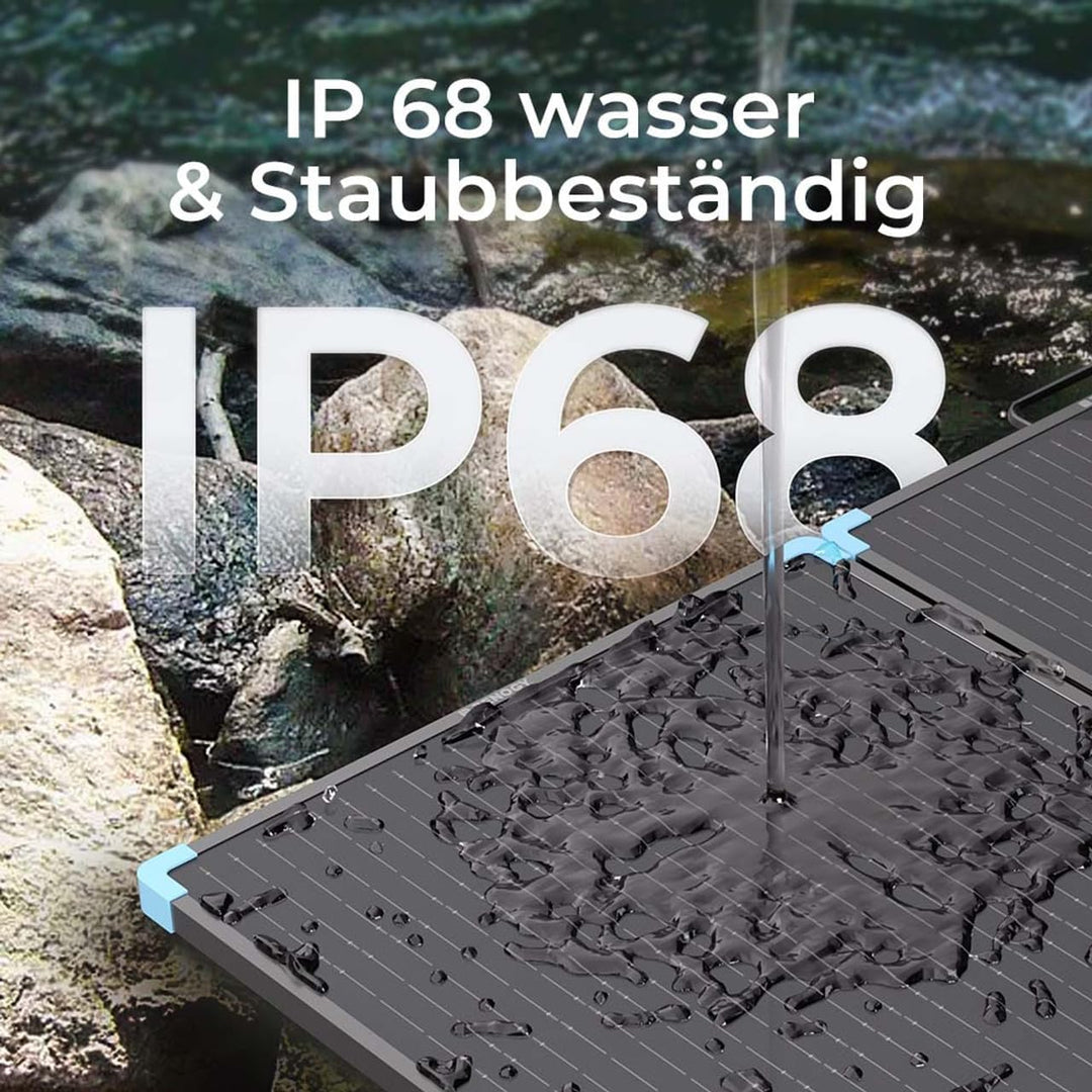 Renogy Light Suitcase 220W Solarpanel, Kompakt und Leicht 220W solarmodul für RV Marine Rooftop Farm