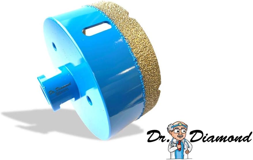 Dr. Diamond | Diamant Fliesenbohrer Blue Diamond für Fliesen & Feinsteinzeug Lochsäge für Winkelschl