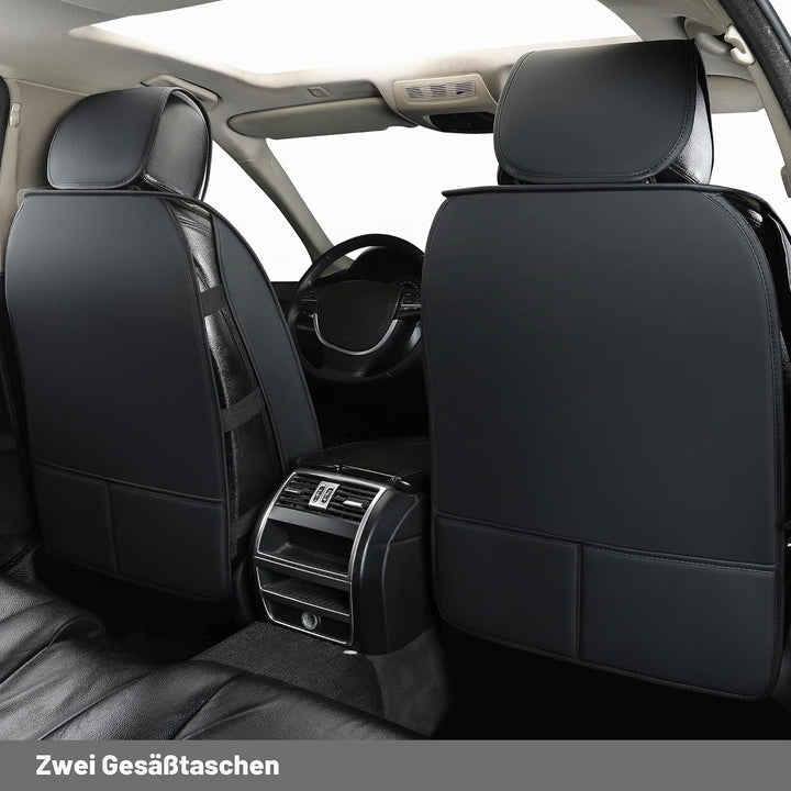 Kunstleder-Autositzbezüge, universell passend für die meisten Pkw, SUV, Limousinen und LKW, für 5-Pe