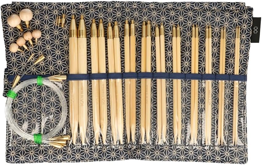 Seeknit KA57826-02 Rundstrick Set, Bamboo, Rot, Standard