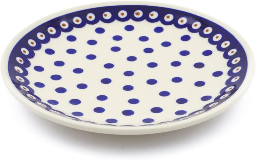 Original Bunzlauer Teller/Frühstücksteller Ø19,5 cm Dekor 46 - Polmedia Polish Pottery