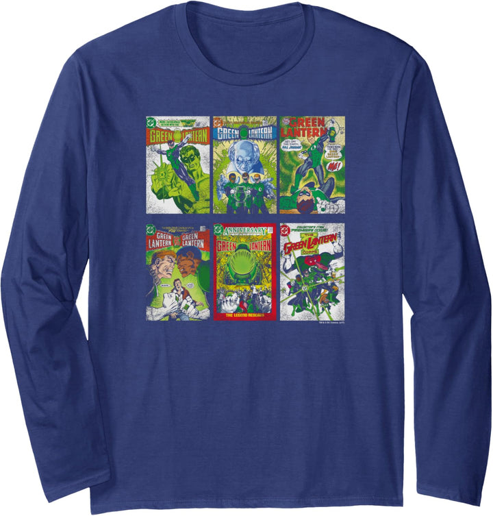 Green Lantern Comic Covers Langarmshirt