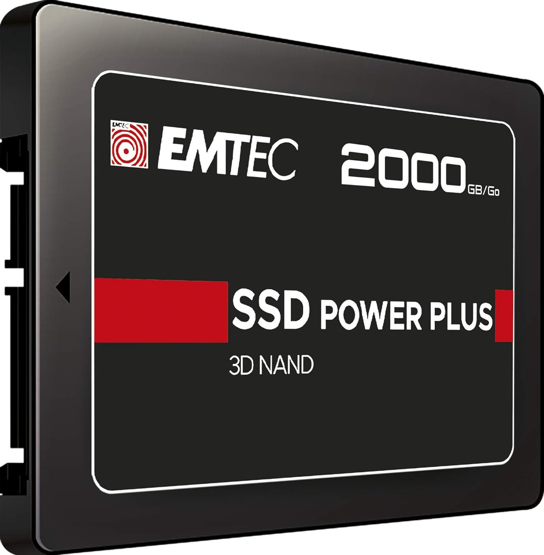 Emtec ECSSD2TX150 interne SSD 2,5 Zoll – interne SSD – SATA X150 Power Plus 3D NAND 2TB 2 TB, 2 TB