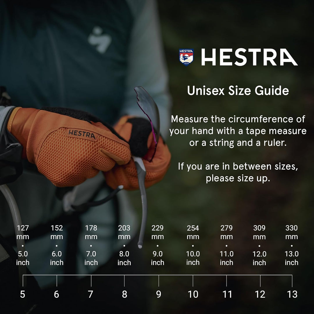 Hestra Ventair Unisex Langer 5-Finger-Handschuh für Radfahren, Wandern und Laufen im Freien Rose 6,