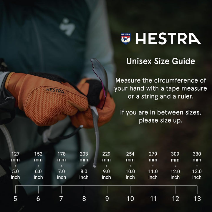 Hestra Ventair Unisex Langer 5-Finger-Handschuh für Radfahren, Wandern und Laufen im Freien Rose 6,