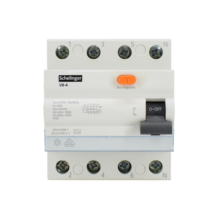 asvendo elektro/Schelinger/Fehlerstromschutzschalter/FI-Schalter / 2-Polig / 4-Polig (25 A / 40 A /