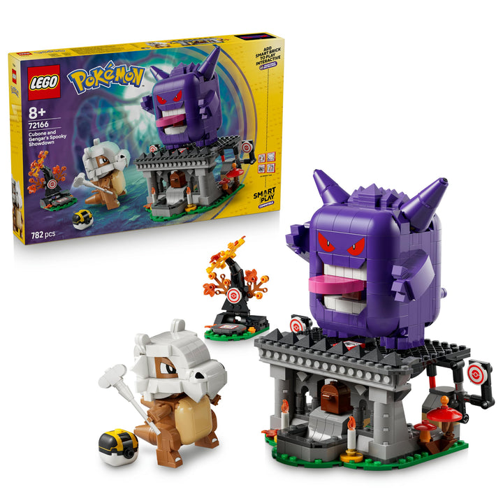 LEGO Pokémon SMART Play: Tragossos und Gengars Gruselduell - kompatibles interaktives Spielset mit 4