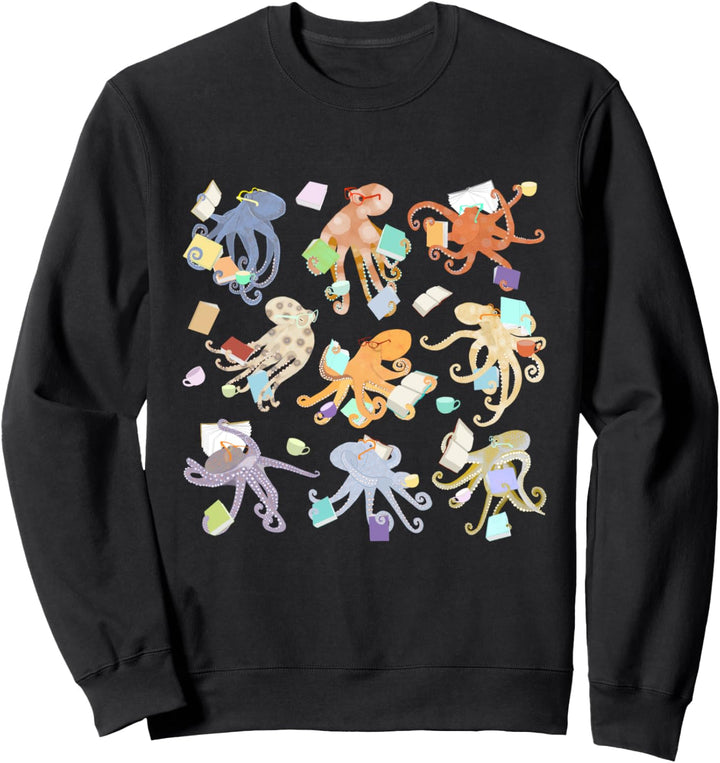 Octopus Design lesen Sweatshirt