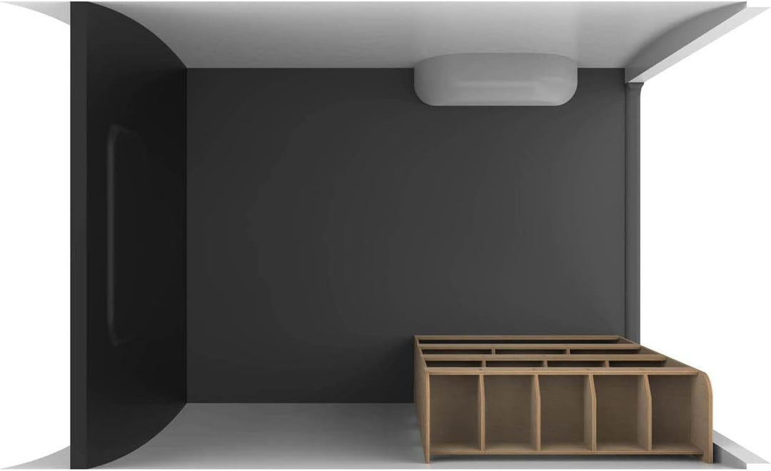 Vanify - Kompatibel mit Opel VIVARO L1 2014-19 Fahrzeugeinrichtung Fahrzeugregale, Beifahrerseite Re