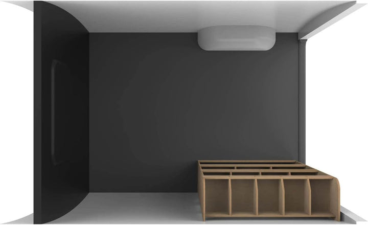 Vanify - Kompatibel mit Opel VIVARO L1 2014-19 Fahrzeugeinrichtung Fahrzeugregale, Beifahrerseite Re