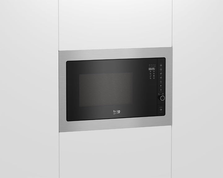 Beko MGB 25332 BG 8847913200 Mikrowelle/900 W/Türöffnen mitells Druckknopf, Schwarz