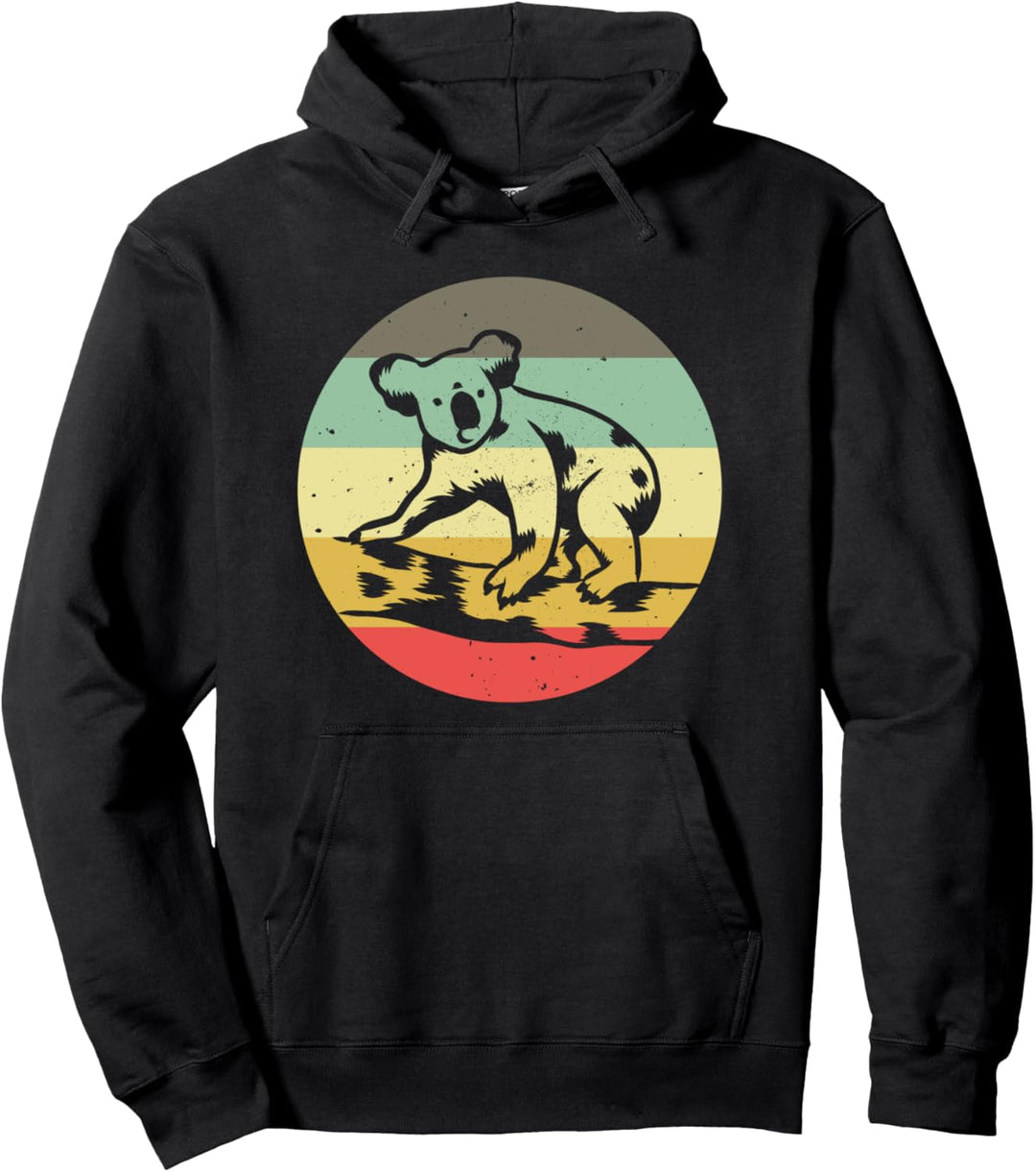 Retro Koalabär Beuteltier - Vintage Koala Pullover Hoodie