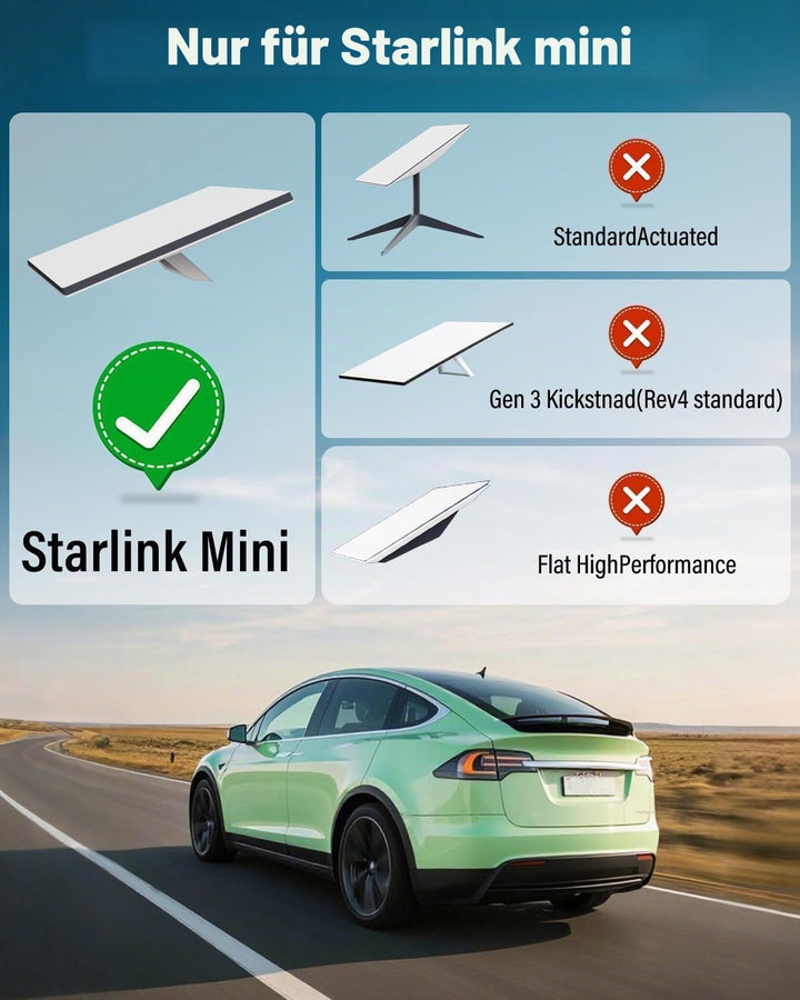 Mwin Starlink Mini Autohalterung - Starlink Mini Zubehör Halterung für Fenster und Schiebedächer, St