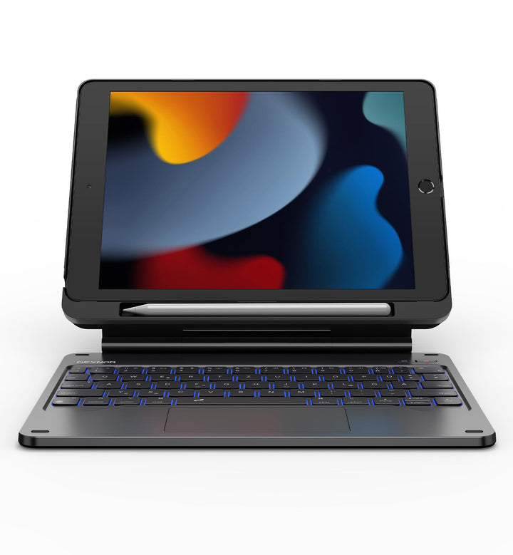 Dexnor Tastatur Hülle für iPad 10.2 Zoll 9/8/7 Generation, für iPad 9. Generation Hülle mit Tastatur