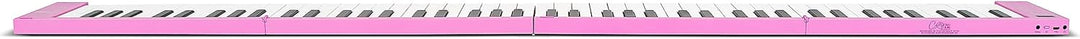 Carry-On Tragbares Pink Klappbares Digitalpiano Mit 88 Tasten von Blackstar, USB-MIDI-Controller mit