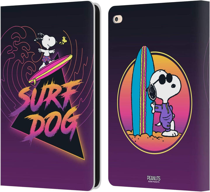 Head Case Designs Offizielle Peanuts Surfer Hund Snoopy Aloha Disco Leder Brieftaschen Handyhülle Hü