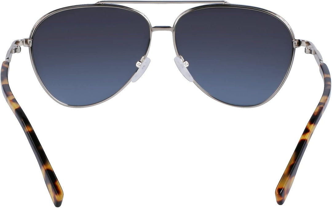 KARL LAGERFELD Herren Sunglasses, Silver Shiny