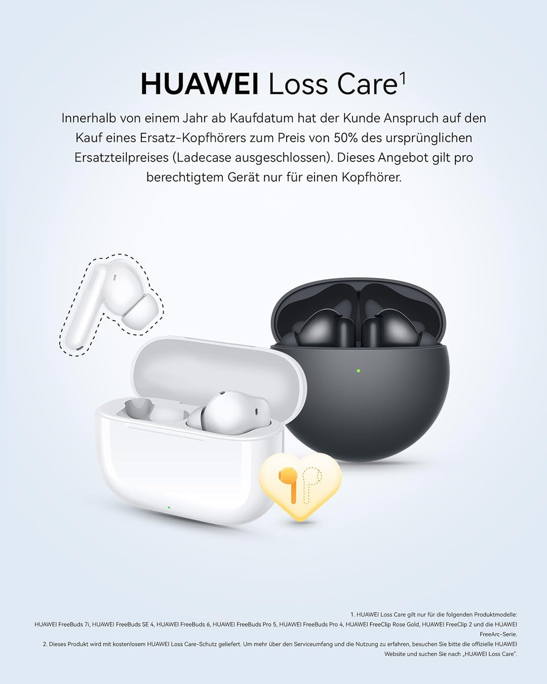 HUAWEI FreeBuds SE 4 ANC, kabellose Kopfhörer, 50 Stunden Akku, ANC mit Mehreren Modi für Pendler &amp;
