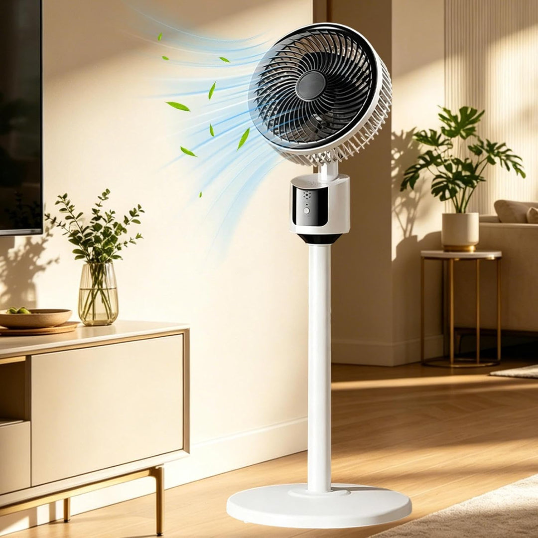 Standventilator, leise, 3 Geschwindigkeiten, USB-betrieben, gross, leistungsstarker Ventilator für Z