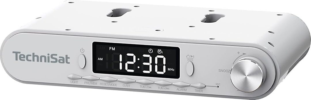 TechniSat Viola Küchenradio - Unterbau Radio mit UKW/FM, LED Display, Arbeitsleuchte, Timer, Bluetoo