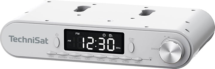 TechniSat Viola Küchenradio - Unterbau Radio mit UKW/FM, LED Display, Arbeitsleuchte, Timer, Bluetoo