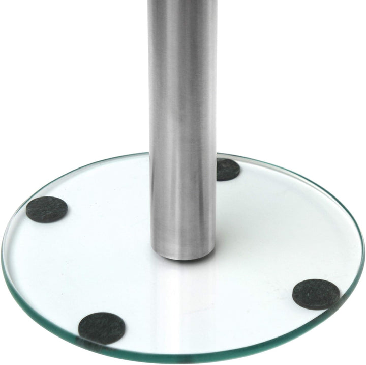 raik R1008 Kaminbesteck Cajus, 4-teilig, Edelstahl mit Glassockel, 66 cm