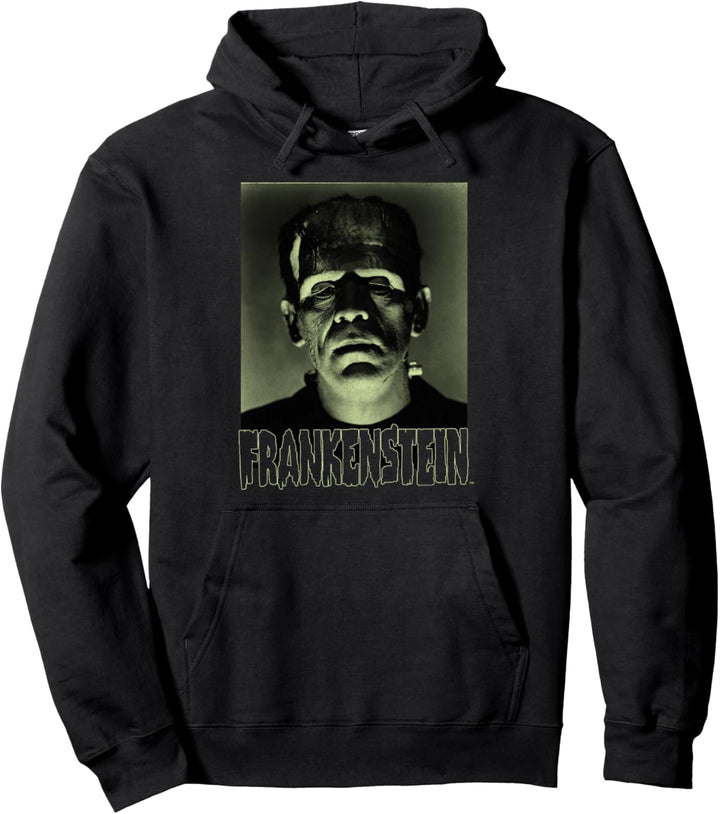 Universal Monsters Frankenstein Dark Portrait Pullover Hoodie
