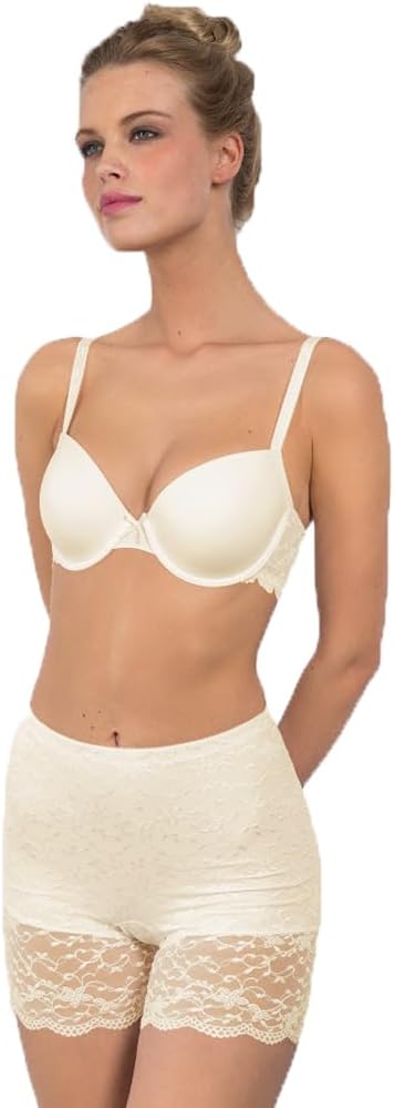 Nina von C. Silver Edition Spitzen-Shorts Damen S Champagner