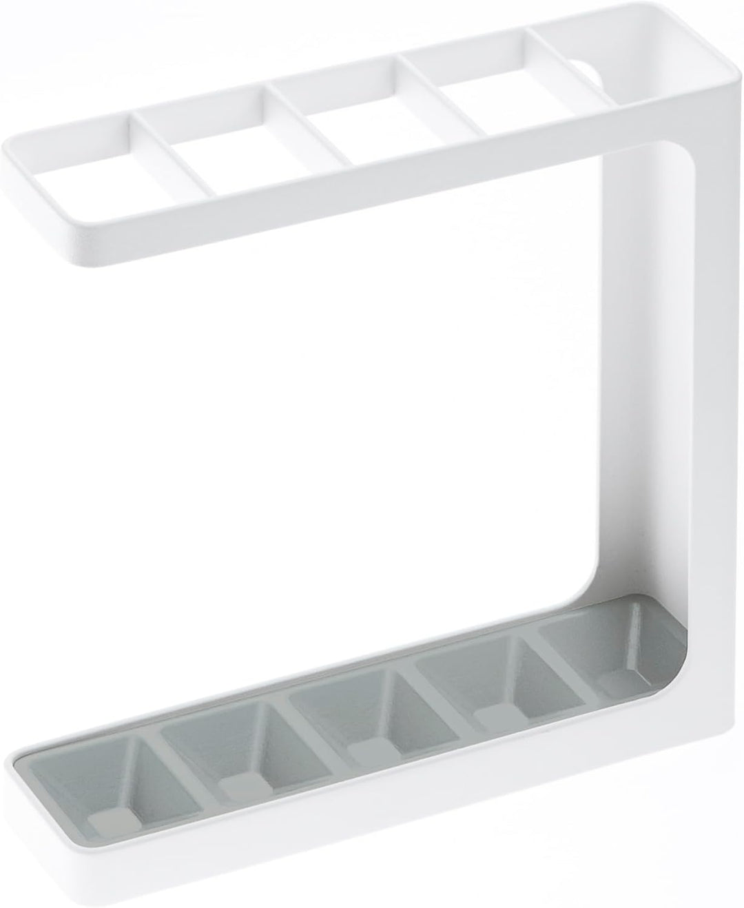 YAMAZAKII 7930 Umbrella Stand Schirmständer, Stahl, Weiss, OneSize, Weiss