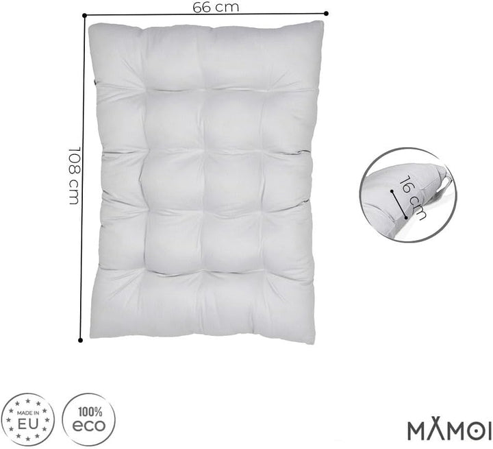 MAMOI® Kletterbogen mit Kissen, Kissen für Kinder, Klettergerüst aus Holz, Kletterdreieck, Baby Klet