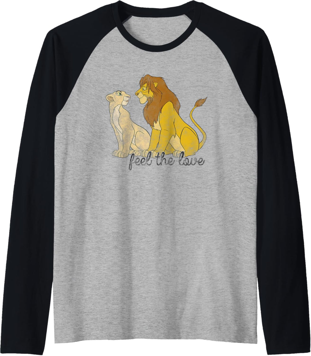 Disney Lion King Simba Nala Feel The Love Raglan