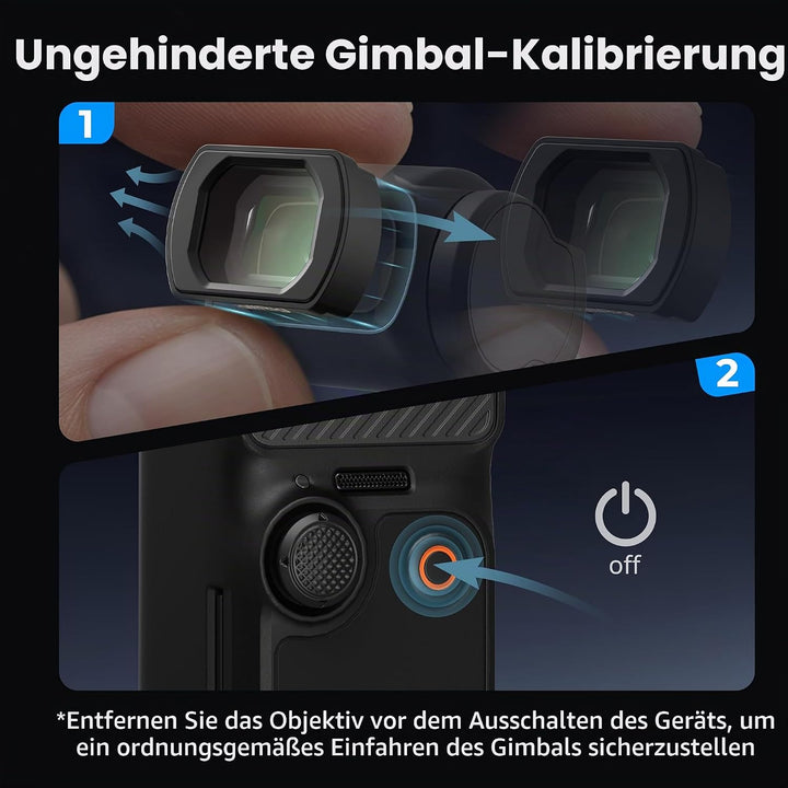 SMALLRIG 0,72x Weitwinkelobjektiv für DJI Osmo Pocket 3, magnetische Befestigung für schnelle Instal