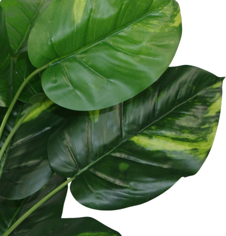 Leaf Design UK Kunstpflanze Teufels-Efeu Scindapsus Aureus, Kunststoff, 60 cm, Schwarz 60 cm 60 Cm T