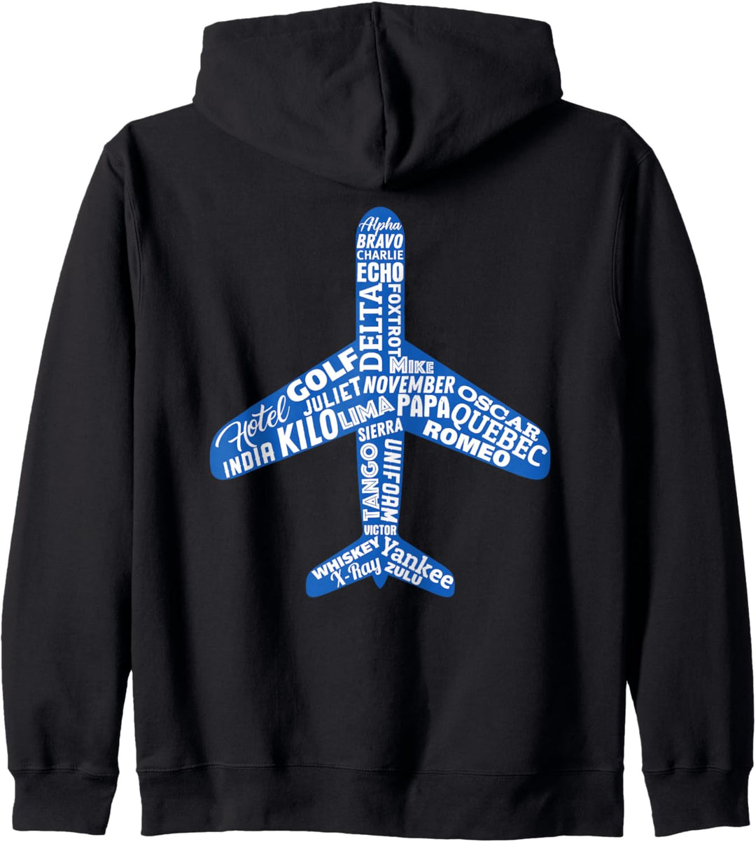 Pilot Luftfahrt Flugzeug Alphabet - Geschenke für Piloten Kapuzenjacke