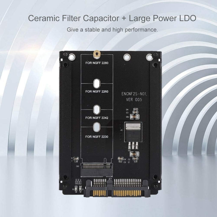 M.2 SSD to 2.5in Adapter M.2 to SATA Converter M.2 NGFF to SATA Adapter, High Per M.2 to SATA Conver