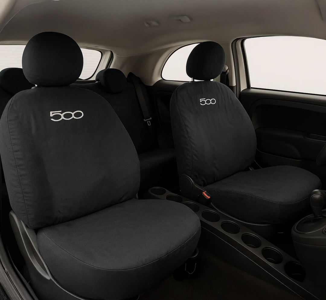 Auto Accessori Lupex - Sitzbezüge für Autositz, kompatibel Autositzbezüge für Cinquecento 500, Schwa