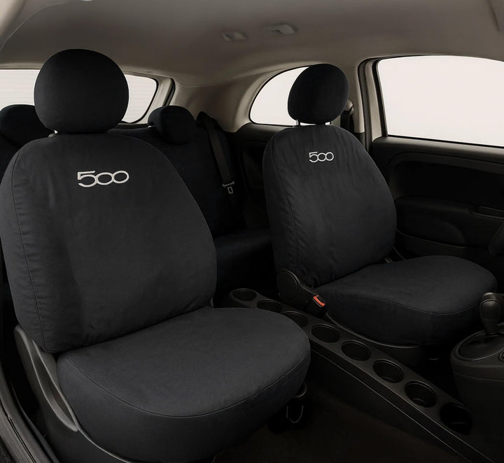 Auto Accessori Lupex - Sitzbezüge für Autositz, kompatibel Autositzbezüge für Cinquecento 500, Schwa