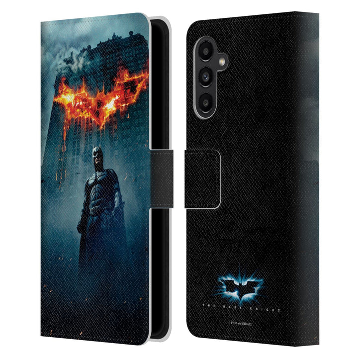 Head Case Designs Offizielle The Dark Knight Batman-Plakat Wichtige Kunst Leder-Wallet-Hülle Kompati