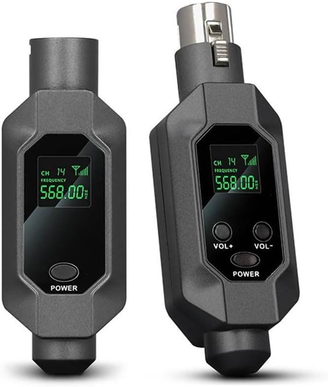 Kabelloses Mikrofon, Audio-Sender und Empfängersystem, XLR-Mikrofonadapter für dynamisches Mikrofon,