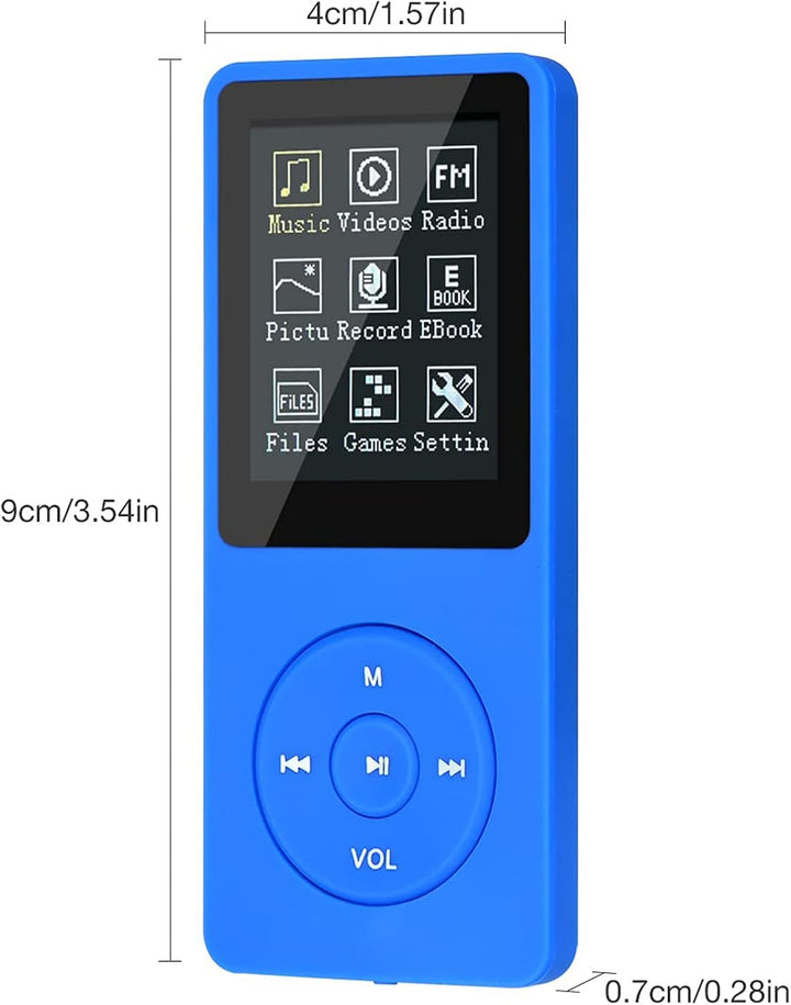 MP3-Player, MP3/MP4 digitaler Musik-Player, Lychee Upgrade, 8 GB, tragbarer HiFi-Sound, Musik-Player